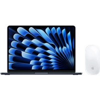 Aanbieding Apple MacBook Air 13 inch (2025) M4 (10/8) 16GB/256GB Middernacht QWERTY + Magic Mouse